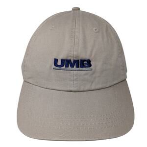UMB Slideback Baseball Cap Brown One Size Adjustable Embroidered 6 Panel Legend